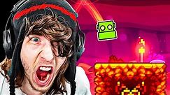 First Time Playing Geometry Dash