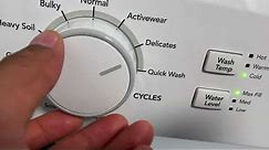 Frigidaire Washer/Dryer Combo - How To Operate