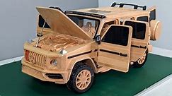 I crafted a wooden Mercedes-Benz 4x4