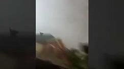 Oklahoma tornado filmed from inside a storm shelter