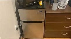 Magic Chef 3 1 cu ft Mini Refrigerator in Stainless Look Review, A mini fridge with a cooler and