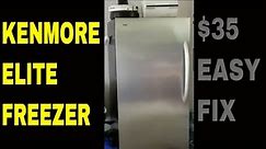 Kenmore Elite Freezer not cooling - Fixed