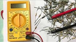 Part 03 how to test resistors / របៀបវាស់រេស៊ីស្តង់/ multimeter – DT838