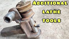 Additional lathe tools that many turners are looking for, making tools, radius cutters