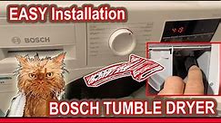 Installation of tumble dryer - Bosch ‘Test Winner’ in all Reviews