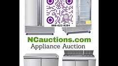 Auctioning Riverside Appliance Freezer Refrigerator Clearance Auction NCauctions.com