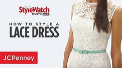 How to Wear a Lace Dress: Summer Dress Styles and Outfit Ideas | JCPenney
