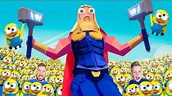 Thor vs 1,000 Minions in Tabs!