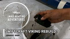 Swiftcraft Viking Boat Mods - We're out of the water for a while - She needs a new floor!