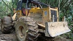 Caterpillar 518 Log Skidder Forestry Tractor 4x4 with Winch sn#50S211