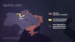 Animated map : 7 days changes on the frontline in Ukraine