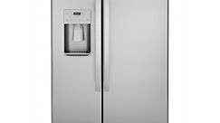 GE® 25.1 Cu. Ft. Fingerprint Resistant Side-By-Side Refrigerator|^|GSS25IYNFS