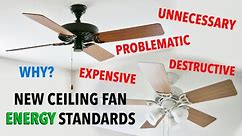 New Ceiling Fan Energy Standards: Unnecessary & Problematic!