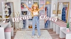 DIY Barbie Doll Walk-in Dream Closet & Vanity