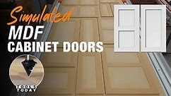 How To Make MDF Cabinet Doors, with CNC Free Plans | ToolsToday
