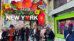 [4K]🇺🇸NYC Walk🗽🌺 Macy’s Flower Show with Dior, Madison Square Park & NoMad District | Mar 2024