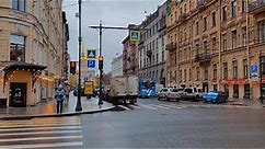 Прогулка по осенним улицам дождливого Санкт-Петербурга. Прогуляйся со мной до Эрмитажа