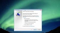 How To Use Windows Vista System Restore