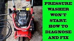 How to Diagnose and Fix a Pressure Washer That Won't Start