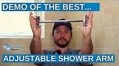 Demo of the BEST Adjustable Shower Arm!!