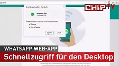 WhatsApp - Web-App - Schnellzugriff