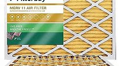 Filterbuy 24x36x2 Air Filter MERV 11 Allergen Defense (2-Pack), Pleated HVAC AC Furnace Air Filters Replacement (Actual Size: 23.75 x 35.75 x 1.75 Inches)