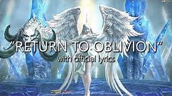 "Return to Oblivion" with Official Lyrics (Eden's Verse: Refulgence Shiva Theme) | Final Fantasy XIV