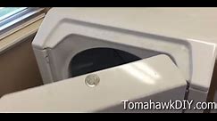Maytag Dryer Hinge Opens Wrong Way - How to Reverse