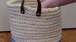K and F Design - How To Make A Rope Basket And Can You...