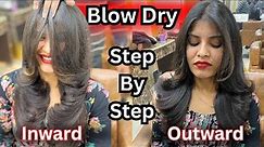 Easy Bouncy Blow Dryer Tutorial For beginners|| Inward And Outward Blow Dryer || Salonfact