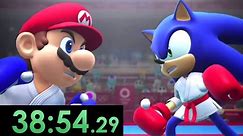 Let's Speedrun Mario & Sonic at the Olympic Games (All Events/Very Hard)