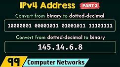 IPv4 Address (Part 2)