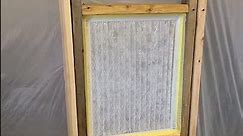 Simple garage paint booth