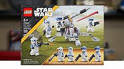 LEGO Star Wars 75345 501ST CLONE TROOPERS BATTLE PACK Review! (2023)