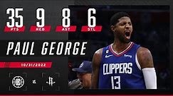 Paul George CLUTCH‼ Drops 35 PTS & GAME-WINNER in Clippers' FIRST win at home 💯