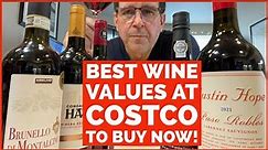 Master of Wine; BEST VALUES at COSTCO