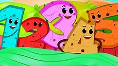 Five In The Bed Numbers, The Numbers Song  - Nursery Rhymes For Kids