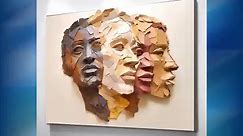 African American Wall Art | African Canvas Art | Canvas Wall Art | Black History Month Faces Canvas Art v4