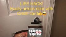 How to Unlock a Door with a Credit Card - A Simple Trick