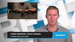 Four Men Arrested in Theft of Gold Toilet Valued at $6M Stolen. Toilet Remains Missing - video Dailymotion