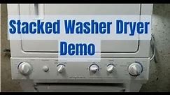 Frigidaire Stacked Washer and Dryer Set Demo | Josh Cobb