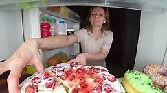 Woman Opens The Refrigerator At Stock Footage Video (100% Royalty-free) 1010122565