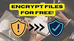 How-to Encrypt Files for Free | 7-Zip