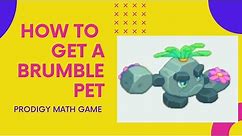 Prodigy Math Game| How to Get a *Brumble* Plant Element Pet in Prodigy.