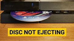 How To Manually Eject PS4 Disc - PS4 Disc Stuck Inside