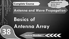 Basics of Antenna Array in Antennas and Wave Propagation by Engineering Funda