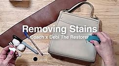 How to Clean Your Coach Bag | Coach x Debi The Restorer