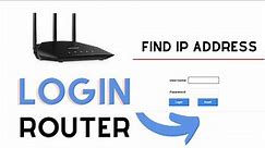 How to Find Router Login Page IP Address? Login Router with IP Address for Admin Settings