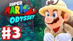 Super Mario Odyssey - Gameplay Walkthrough Part 3 - Wooded Kingdom! Steam Gardens! (Nintendo Switch)