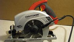 Small circular saw for lightweight work
